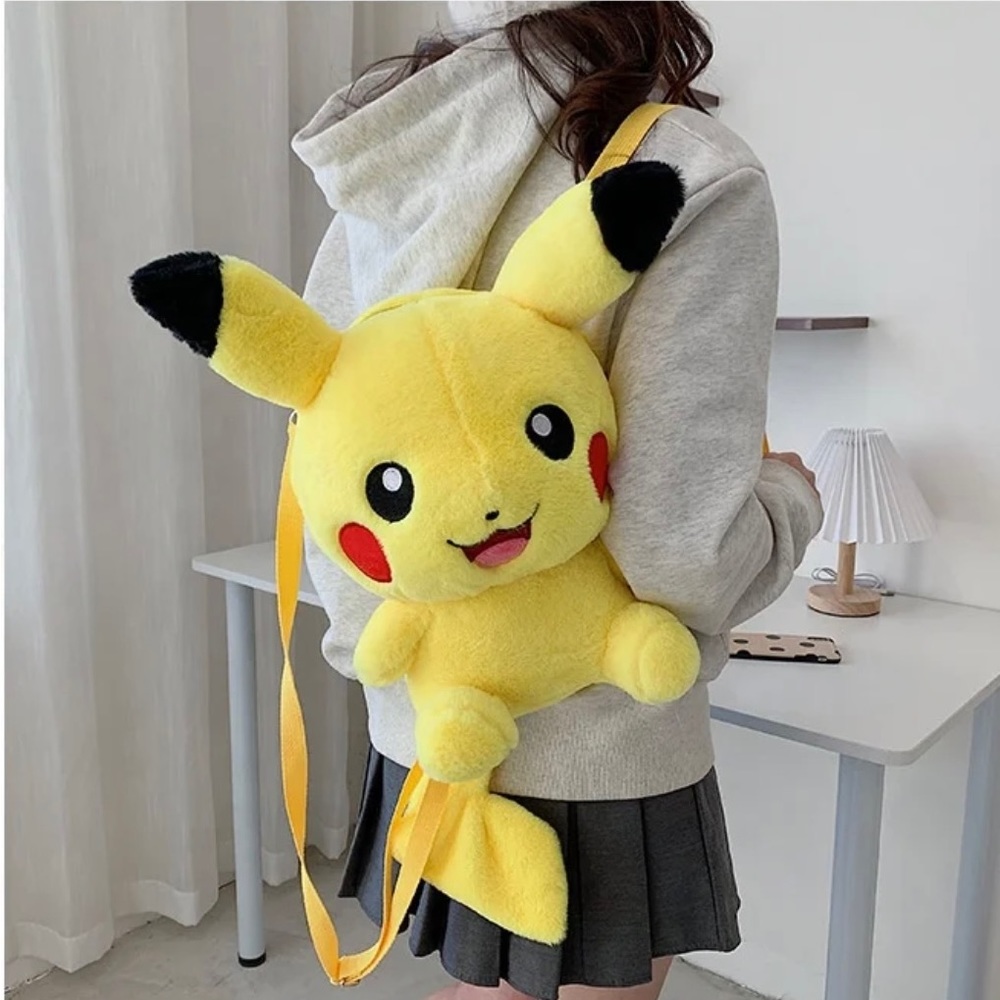 Pokémon Pikachu plush backpack-NEW